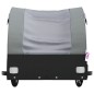 vidaXL Fahrradanhänger Schwarz und Grau 30 kg Eisen vidaXL Fahrradanhänger Schwarz und Grau 30 kg Eisen