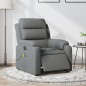 vidaXL Massagesessel Elektrisch Dunkelgrau Stoff vidaXL Massagesessel Elektrisch Dunkelgrau Stoff