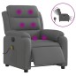 vidaXL Massagesessel Elektrisch Dunkelgrau Stoff vidaXL Massagesessel Elektrisch Dunkelgrau Stoff