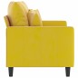 vidaXL 2-Sitzer-Sofa Gelb 120 cm Samt vidaXL 2-Sitzer-Sofa Gelb 120 cm Samt