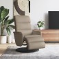 vidaXL Relaxsessel mit Fußteil Cappuccino-Braun Kunstleder vidaXL Relaxsessel mit Fußteil Cappuccino-Braun Kunstleder