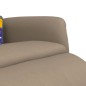 vidaXL Massagesessel mit Fußteil Cappuccino-Braun Kunstleder vidaXL Massagesessel mit Fußteil Cappuccino-Braun Kunstleder