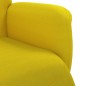vidaXL Relaxsessel mit Fußteil Gelb Samt vidaXL Relaxsessel mit Fußteil Gelb Samt