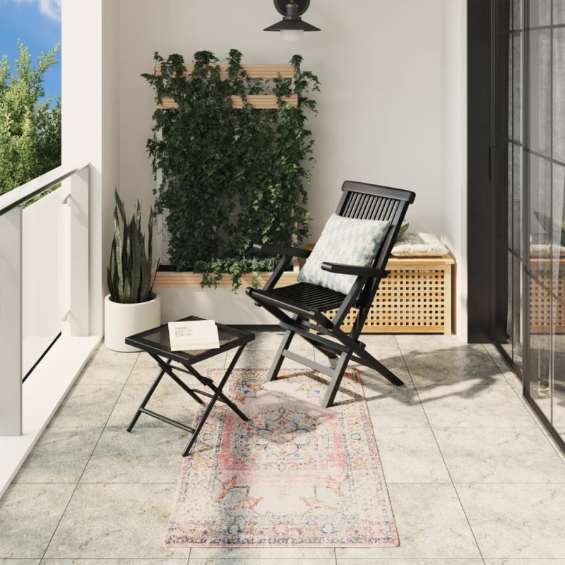 vidaXL Teppich ARBIZU Indoor und Outdoor Vintage-Design 80x150cm vidaXL Teppich ARBIZU Indoor und Outdoor Vintage-Design 80x150cm