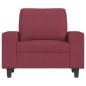 vidaXL Sessel Weinrot 60 cm Stoff vidaXL Sessel Weinrot 60 cm Stoff