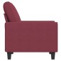 vidaXL Sessel Weinrot 60 cm Stoff vidaXL Sessel Weinrot 60 cm Stoff