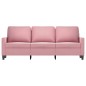 vidaXL 3-Sitzer-Sofa Rosa 180 cm Samt vidaXL 3-Sitzer-Sofa Rosa 180 cm Samt