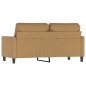 vidaXL 2-Sitzer-Sofa Braun 140 cm Samt vidaXL 2-Sitzer-Sofa Braun 140 cm Samt