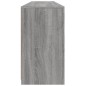 vidaXL Sideboard mit LED-Leuchten Grau Sonoma 162x37x67 cm vidaXL Sideboard mit LED-Leuchten Grau Sonoma 162x37x67 cm