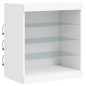 vidaXL Sideboard mit LED-Leuchten Weiß 181,5x37x67 cm vidaXL Sideboard mit LED-Leuchten Weiß 181,5x37x67 cm