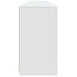 vidaXL Sideboard mit LED-Leuchten Weiß 181,5x37x67 cm vidaXL Sideboard mit LED-Leuchten Weiß 181,5x37x67 cm