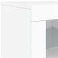 vidaXL Sideboard mit LED-Leuchten Weiß 181,5x37x67 cm vidaXL Sideboard mit LED-Leuchten Weiß 181,5x37x67 cm