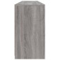 vidaXL Sideboard mit LED-Leuchten Grau Sonoma 181,5x37x67 cm vidaXL Sideboard mit LED-Leuchten Grau Sonoma 181,5x37x67 cm