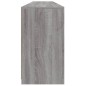 vidaXL Sideboard mit LED-Leuchten Grau Sonoma 202x37x67 cm vidaXL Sideboard mit LED-Leuchten Grau Sonoma 202x37x67 cm