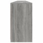 vidaXL Sideboard mit LED-Leuchten Grau Sonoma 283x37x67 cm vidaXL Sideboard mit LED-Leuchten Grau Sonoma 283x37x67 cm