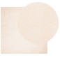 vidaXL Teppich HUARTE Kurzflor Weich und Waschbar Beige 120x120 cm vidaXL Teppich HUARTE Kurzflor Weich und Waschbar Beige 120x120 cm