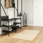 vidaXL Teppich HUARTE Kurzflor Weich und Waschbar Creme 60x110 cm vidaXL Teppich HUARTE Kurzflor Weich und Waschbar Creme 60x110 cm