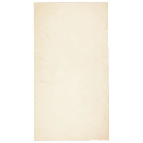 vidaXL Teppich HUARTE Kurzflor Weich und Waschbar Creme 60x110 cm