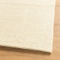vidaXL Teppich HUARTE Kurzflor Weich und Waschbar Creme 140x200 cm vidaXL Teppich HUARTE Kurzflor Weich und Waschbar Creme 140x200 cm