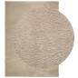 vidaXL Teppich HUARTE Kurzflor Weich und Waschbar Sandfarben 240x340cm