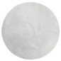 vidaXL Teppich HUARTE Kurzflor Weich und Waschbar Grau Ø 160 cm vidaXL Teppich HUARTE Kurzflor Weich und Waschbar Grau Ø 160 cm