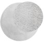 vidaXL Teppich HUARTE Kurzflor Weich und Waschbar Grau Ø 160 cm vidaXL Teppich HUARTE Kurzflor Weich und Waschbar Grau Ø 160 cm