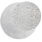 vidaXL Teppich HUARTE Kurzflor Weich und Waschbar Grau Ø 100 cm vidaXL Teppich HUARTE Kurzflor Weich und Waschbar Grau Ø 100 cm