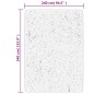 vidaXL Teppich HUARTE Kurzflor Weich und Waschbar Schwarz 240x340 cm vidaXL Teppich HUARTE Kurzflor Weich und Waschbar Schwarz 240x340 cm