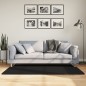 vidaXL Teppich HUARTE Kurzflor Weich und Waschbar Schwarz 80x150 cm vidaXL Teppich HUARTE Kurzflor Weich und Waschbar Schwarz 80x150 cm