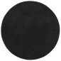 vidaXL Teppich HUARTE Kurzflor Weich und Waschbar Schwarz Ø 100 cm vidaXL Teppich HUARTE Kurzflor Weich und Waschbar Schwarz Ø 100 cm