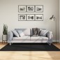 vidaXL Teppich HUARTE Kurzflor Weich und Waschbar Schwarz 120x170 cm vidaXL Teppich HUARTE Kurzflor Weich und Waschbar Schwarz 120x170 cm