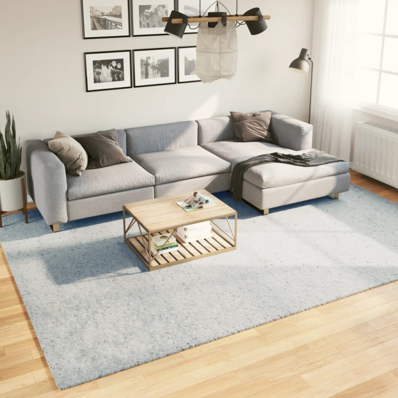 vidaXL Teppich HUARTE Kurzflor Weich und Waschbar Blau 240x340 cm vidaXL Teppich HUARTE Kurzflor Weich und Waschbar Blau 240x340 cm
