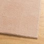vidaXL Teppich HUARTE Kurzflor Weich und Waschbar Blassrosa 200x200 cm vidaXL Teppich HUARTE Kurzflor Weich und Waschbar Blassrosa 200x200 cm