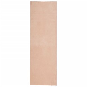 vidaXL Teppich HUARTE Kurzflor Weich und Waschbar Blassrosa 80x250 cm
