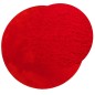 vidaXL Teppich HUARTE Kurzflor Weich und Waschbar Rot Ø 160 cm vidaXL Teppich HUARTE Kurzflor Weich und Waschbar Rot Ø 160 cm