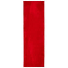 vidaXL Teppich HUARTE Kurzflor Weich und Waschbar Rot 80x250 cm