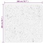 vidaXL Teppich HUARTE Kurzflor Weich und Waschbar Rot 200x200 cm vidaXL Teppich HUARTE Kurzflor Weich und Waschbar Rot 200x200 cm