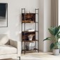 vidaXL Bücherregal 5 Böden Räuchereiche 60,5x24x166,5 cm Holzwerkstoff vidaXL Bücherregal 5 Böden Räuchereiche 60,5x24x166,5 cm Holzwerkstoff