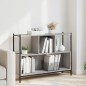 vidaXL Bücherregal Grau Sonoma 102x28x77,5 cm Holzwerkstoff vidaXL Bücherregal Grau Sonoma 102x28x77,5 cm Holzwerkstoff