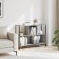 vidaXL Bücherregal Grau Sonoma 102x28x77,5 cm Holzwerkstoff vidaXL Bücherregal Grau Sonoma 102x28x77,5 cm Holzwerkstoff