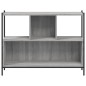 vidaXL Bücherregal Grau Sonoma 102x28x77,5 cm Holzwerkstoff vidaXL Bücherregal Grau Sonoma 102x28x77,5 cm Holzwerkstoff