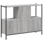 vidaXL Bücherregal Grau Sonoma 102x28x77,5 cm Holzwerkstoff vidaXL Bücherregal Grau Sonoma 102x28x77,5 cm Holzwerkstoff