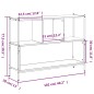 vidaXL Bücherregal Grau Sonoma 102x28x77,5 cm Holzwerkstoff vidaXL Bücherregal Grau Sonoma 102x28x77,5 cm Holzwerkstoff