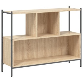 vidaXL Bücherregal Sonoma-Eiche 102x28x77,5 cm Holzwerkstoff