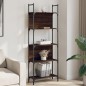 vidaXL Bücherregal 5 Böden Braun Eichen-Optik 60,5x24x166,5 cm vidaXL Bücherregal 5 Böden Braun Eichen-Optik 60,5x24x166,5 cm
