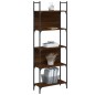 vidaXL Bücherregal 5 Böden Braun Eichen-Optik 60,5x24x166,5 cm vidaXL Bücherregal 5 Böden Braun Eichen-Optik 60,5x24x166,5 cm