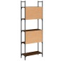 vidaXL Bücherregal 5 Böden Braun Eichen-Optik 60,5x24x166,5 cm vidaXL Bücherregal 5 Böden Braun Eichen-Optik 60,5x24x166,5 cm