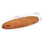 vidaXL Schneidebrett 46x20x2,5 cm Massivholz Akazie vidaXL Schneidebrett 46x20x2,5 cm Massivholz Akazie