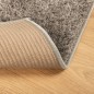 vidaXL Teppich ISTAN Hochflor Glänzend Grau 160x230 cm vidaXL Teppich ISTAN Hochflor Glänzend Grau 160x230 cm