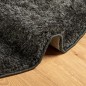 vidaXL Teppich ISTAN Hochflor Glänzend Anthrazit Ø 100 cm vidaXL Teppich ISTAN Hochflor Glänzend Anthrazit Ø 100 cm